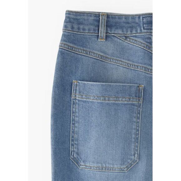 Wrap London Relaxed High Waisted Relaxed Stretch Tapered Jeans - Picture 5 of 16